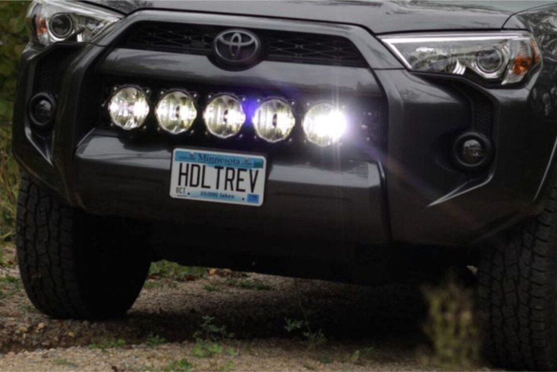 1420 Toyota 4Runner KC HiLites Pro6 Lightbar wBrackets HR